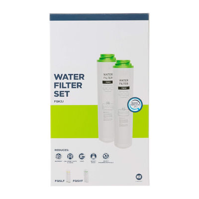 0 Power W 0 Under Sink Water Filter Replacement for FQK2J Dual Flow Drinking Water Replacement Filters 2 Packs