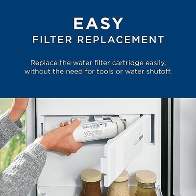 Replacement XWFE Refrigerator Water Filter Pack of 1 for Filtered Drinking Water