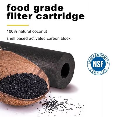 White NSF42/NSF53 Certified Refrigerator Water Filter for Lead and Sulfur Elimination