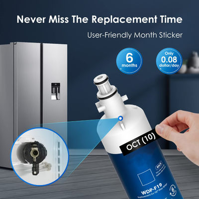 WDP-F19 Certified Refrigerator Waters Filter Replacement Cartridge With 19W Power