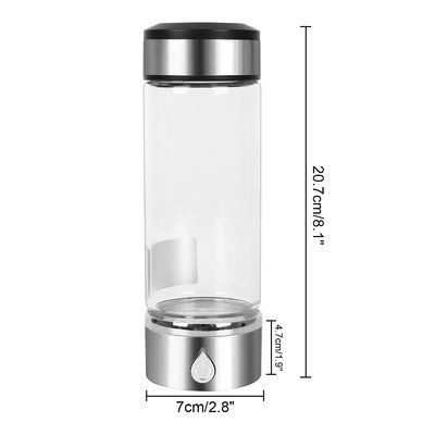 Portable 3Min Quick Electrolysis Hydrogen Water Bottle for Office Travel and Exercise