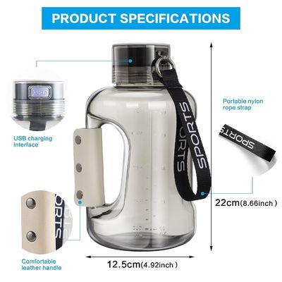 2500PPB Pure Hydrogen Rich Concentration Hydrogen Water Bottle with SPE/PEM Technology