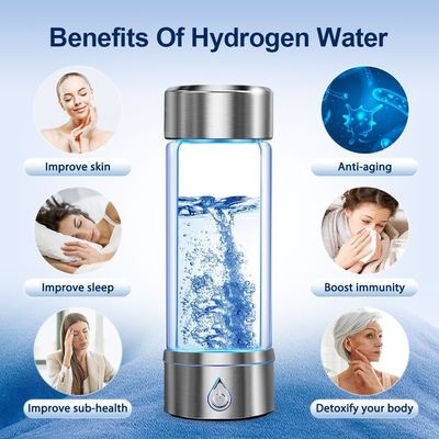 3 Purpose Hydrogen Water Generator In Blue Bottle App-Controlled SPE/PEM
