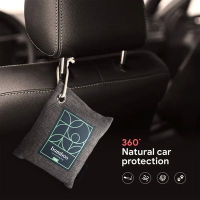 200g Activated Bamboo Charcoal Air Purifying Bag for Home Office Car Hotel Odor Absorption