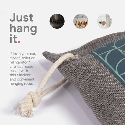 200g Activated Bamboo Charcoal Air Purifying Bag for Home Office Car Hotel Odor Absorption