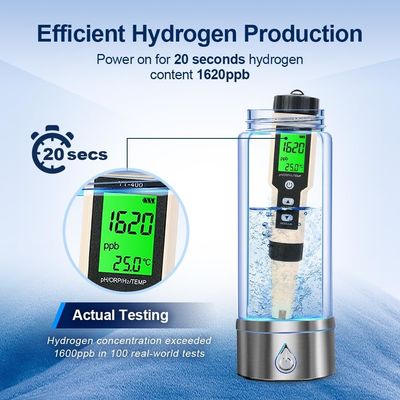 1800 ppb Hydrogen Water Bottle Generator for Odourless and Refreshing Drinking Water