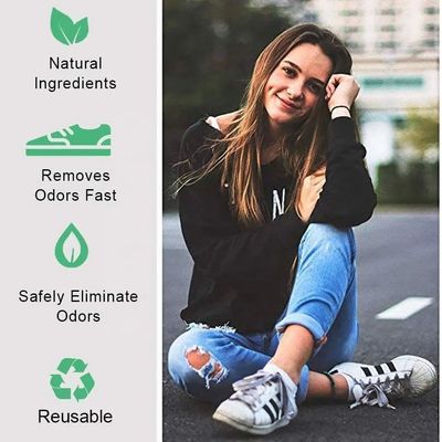 75g Bamboo Charcoal Air Purifying Bags Customized Shoe Deodorizer for Odor Absorption