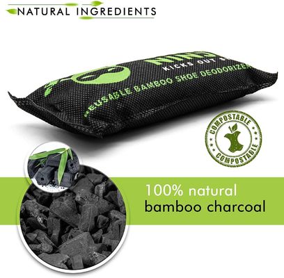 Activated Bamboo Charcoal Shoe Deodorizer Bags Natural and Sustainable Odor Eliminator