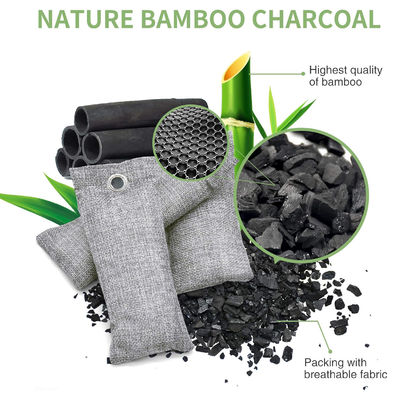 OEM 12 Pack Bamboo Air Purifying Bag Activated Charcoal Bags Odor Absorber 6x50g 6x150g MSDS Certified