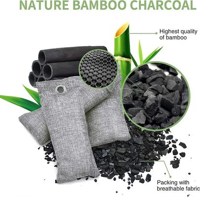 Activated Bamboo Charcoal Air Purifying Bag for Home Office Bedroom Lobby Hotel Solid