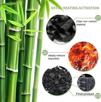 Activated Bamboo Charcoal Air Purifying Bag for Home Office Bedroom Lobby Hotel Solid