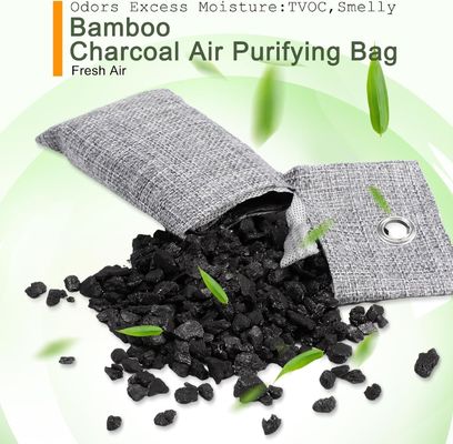 75g Activated Bamboo Charcoal Air Purifying Bag for Eliminating Refrigerator Odors