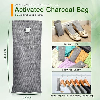 75g Activated Bamboo Charcoal Air Purifying Bag for Eliminating Refrigerator Odors