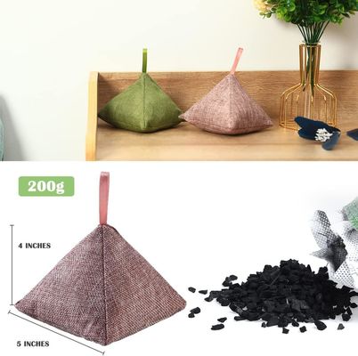 Natural Air Purification with Activated Bamboo Charcoal Bags OEM and MSDS Certified