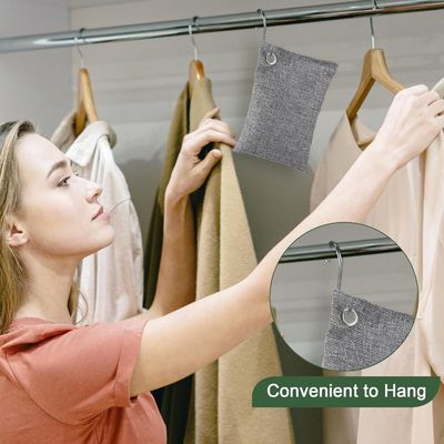 36 Pack Activated Bamboo Charcoal Air Purifying Bag for Car and Shoe Freshen Up Your Space