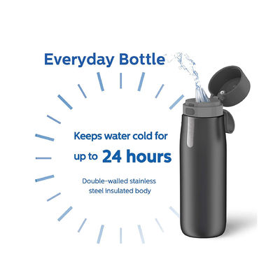 Activated Carbon Water Bottle for Clean and Safe Drinking Water on Outdoor Adventures