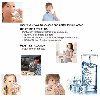 NSF42/NSF53 Certified Faucet-Mounted Water Filter for PureSource Ultra Refrigerator