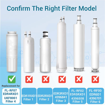 UKF8001AXX-200 RFC0900A UKF8001P 469006 Compatible Water Filter 4 for EDR4RXD1 4396395