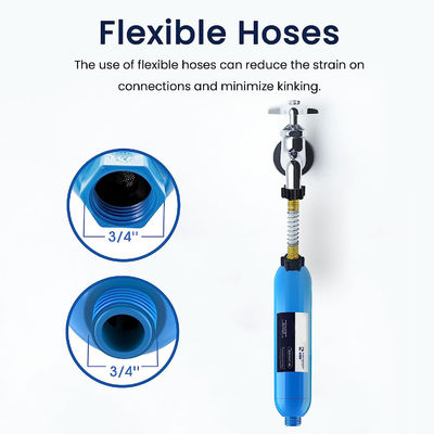 NSF Certified Marine Water Filter with 1 Flexible Hose Protector 3-Month Filter Life