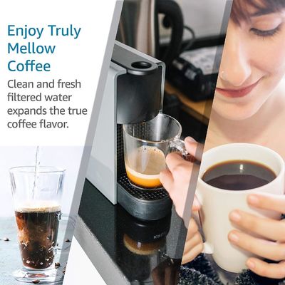 NO App-Controlled Coffee Water Filter Replacement for De'L/onghi 2 months Filter Life