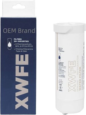 XWFE Refrigerator Water Filter Replacement 0.5 Micron Rate White