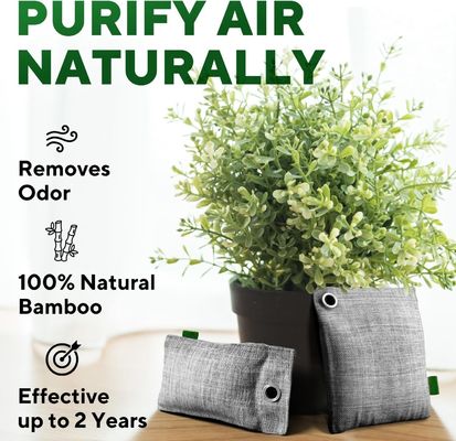 Refrigerator Deodorizer 12-Pack Bamboo Charcoal Air Purifying Bags for Shoes and Cars