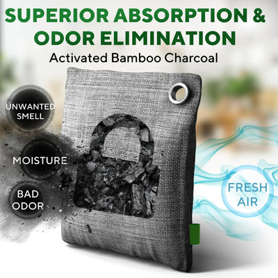 Refrigerator Deodorizer 12-Pack Bamboo Charcoal Air Purifying Bags for Shoes and Cars