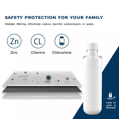 Compatible French Door Refrigerator Water Filter Replacement With 0.5 Micron