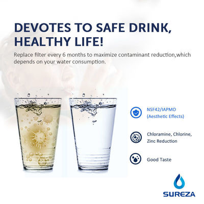 Quick Fitting P4INKFILTR Refrigerator Water Filter Replacement with Private Mold