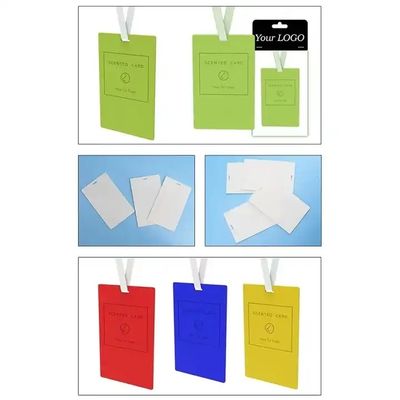 LEGREEN Scented Card Air Freshener Clips Home Aromatherapy Tablets with Customized Color