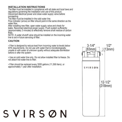 300GPD Eco-Friendly Water Filter The Ultimate Replacement for 51300C Refrigerator