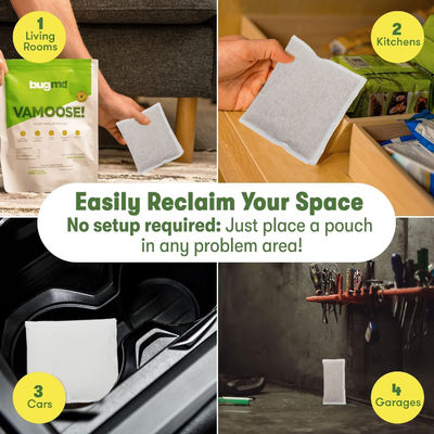 Natural and Safe Rodent Repelling Sachets Long Lasting Strength Material Feature