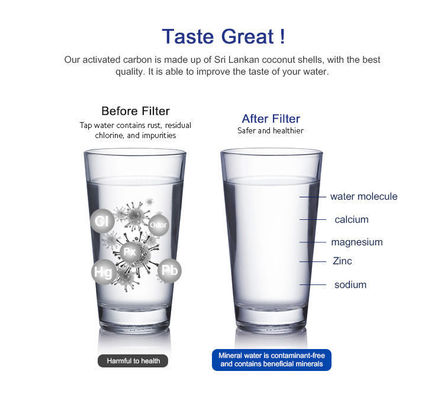 Activated Carbon LT700P Refrigerator Water Filter Cartridge Replacement Quick Fitting