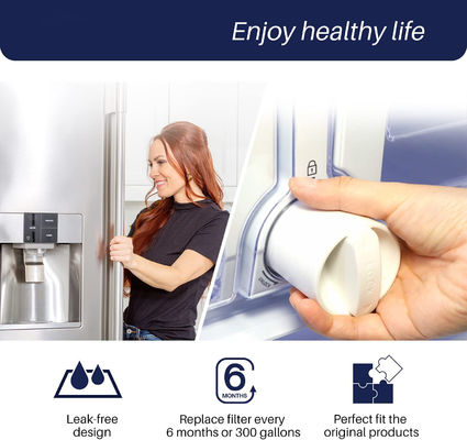 XWF Water Filter Replacement for G E XWFE Refrigerator WR17X30702 Household Essential